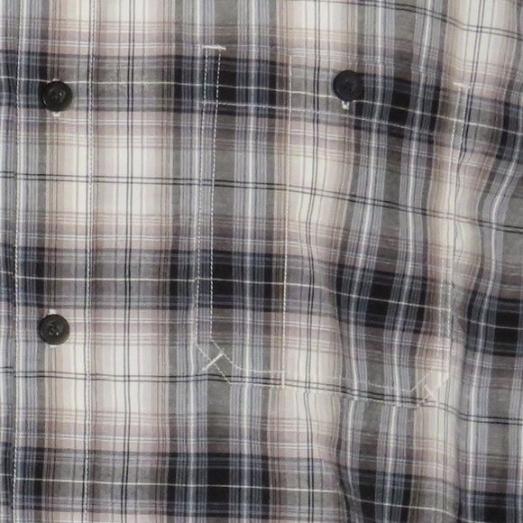 Dickies* Men's Short Sleeve Button Down Curved Hem Chest Pocket Shirt~Size Large - Picture 9 of 9